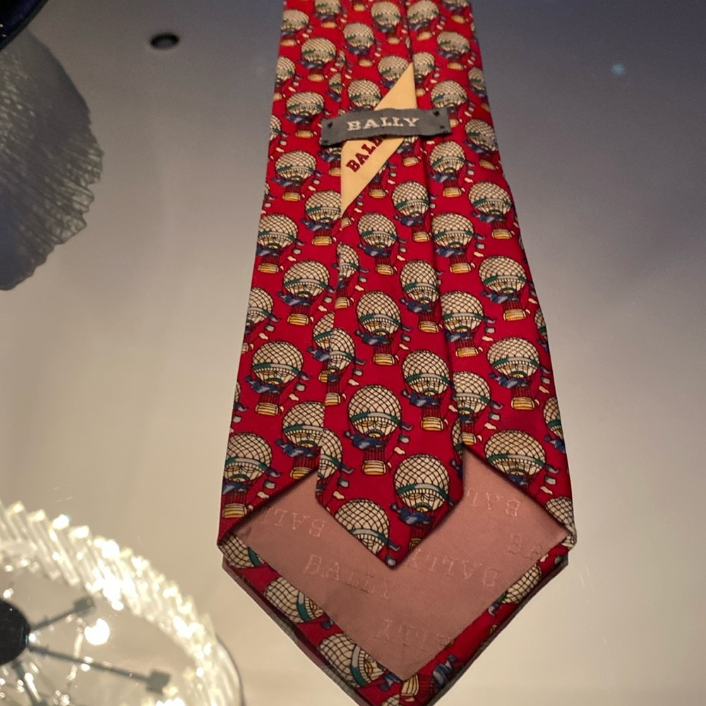 Bally pure silk tie